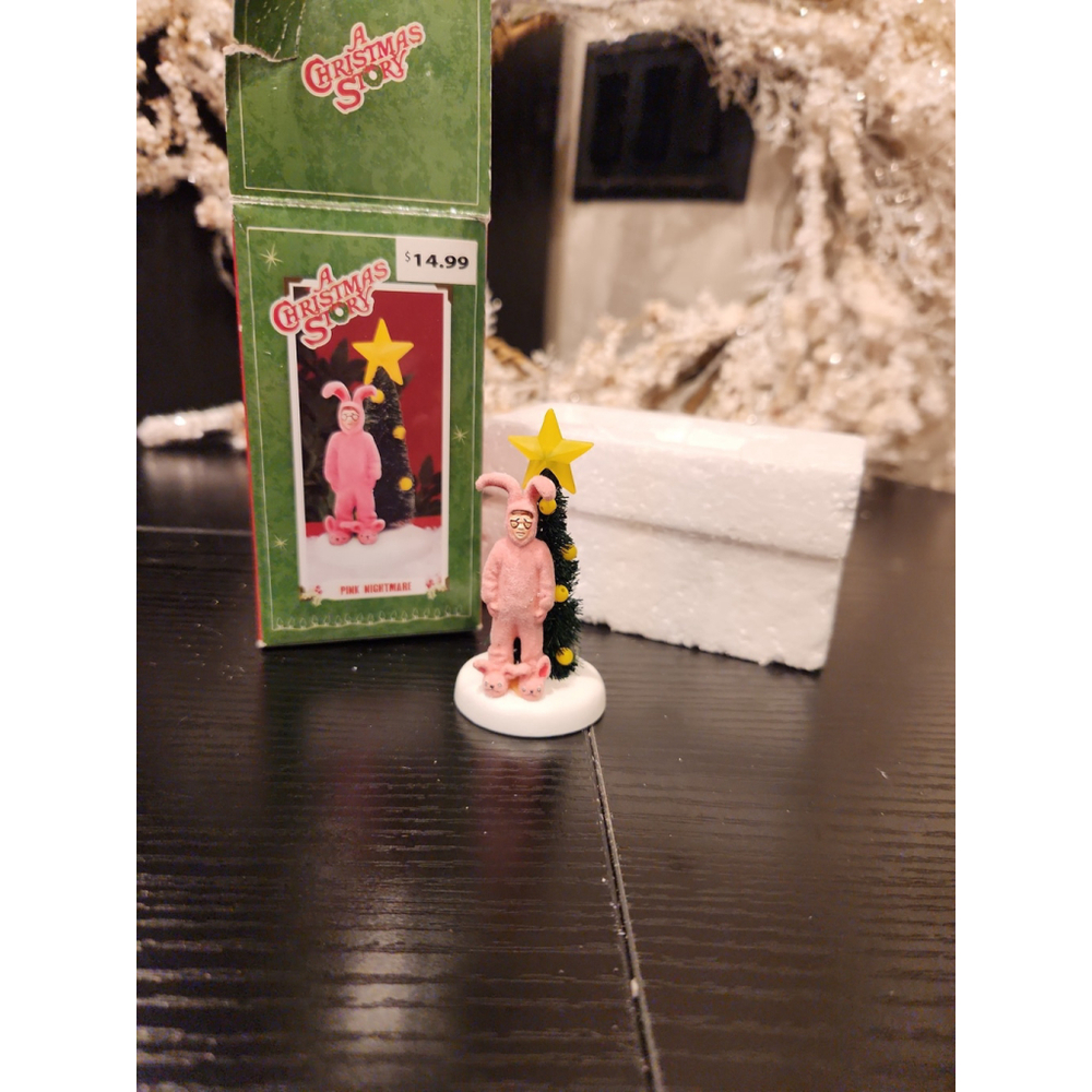 Department 56, A Christmas Story Village Piece, Pink Nightmare